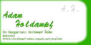 adam holdampf business card